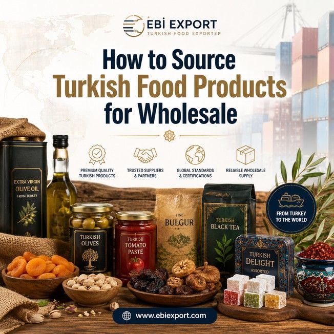 How to Source Turkish Food Products for Wholesale