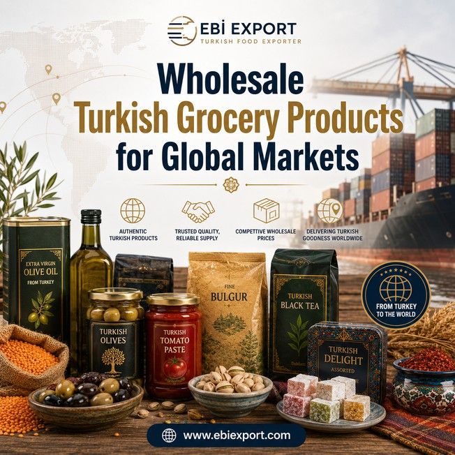 Wholesale Turkish Grocery Products for Global Markets